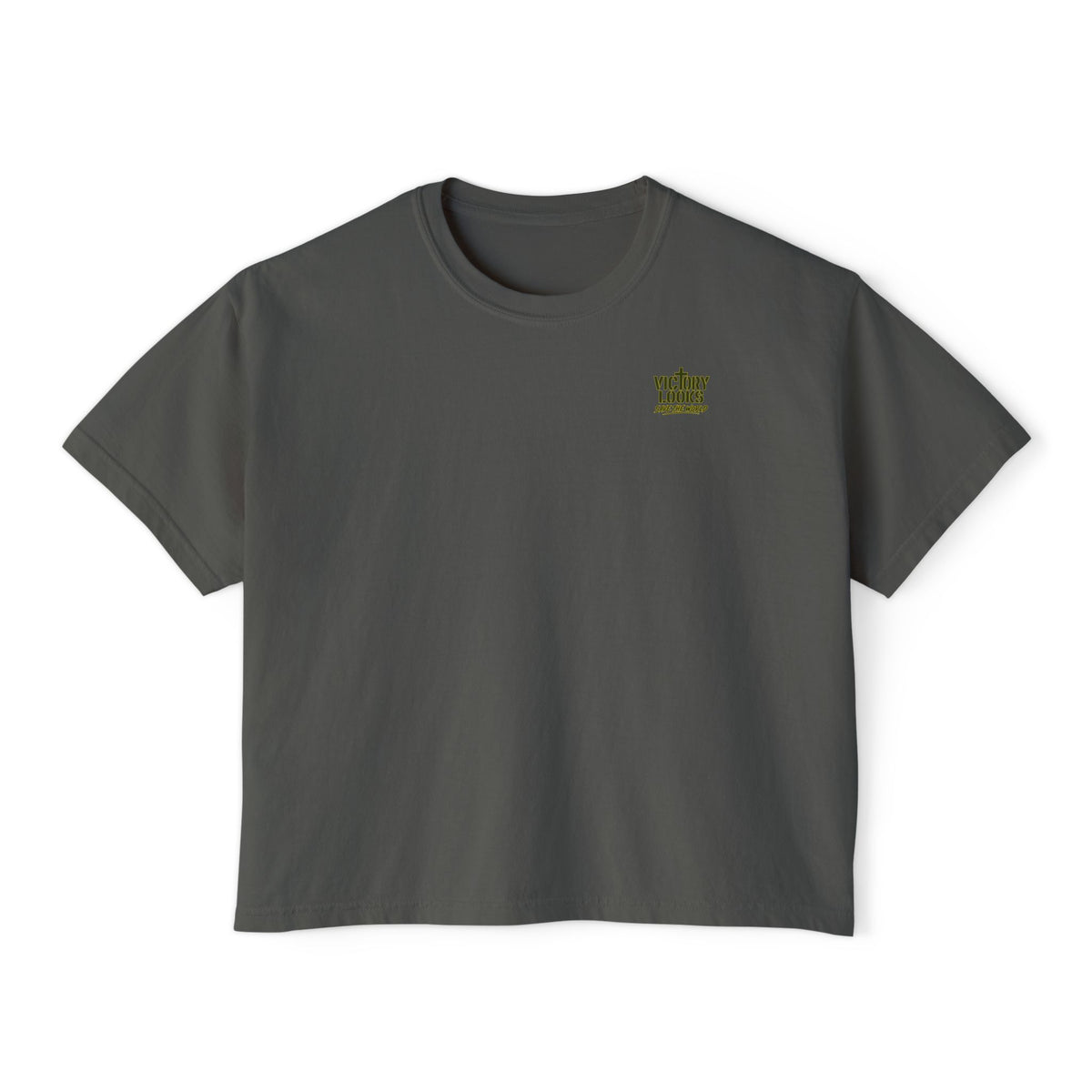 Women's Boxy Tee — Knight Armor Graphic Tee (Templar Cross)