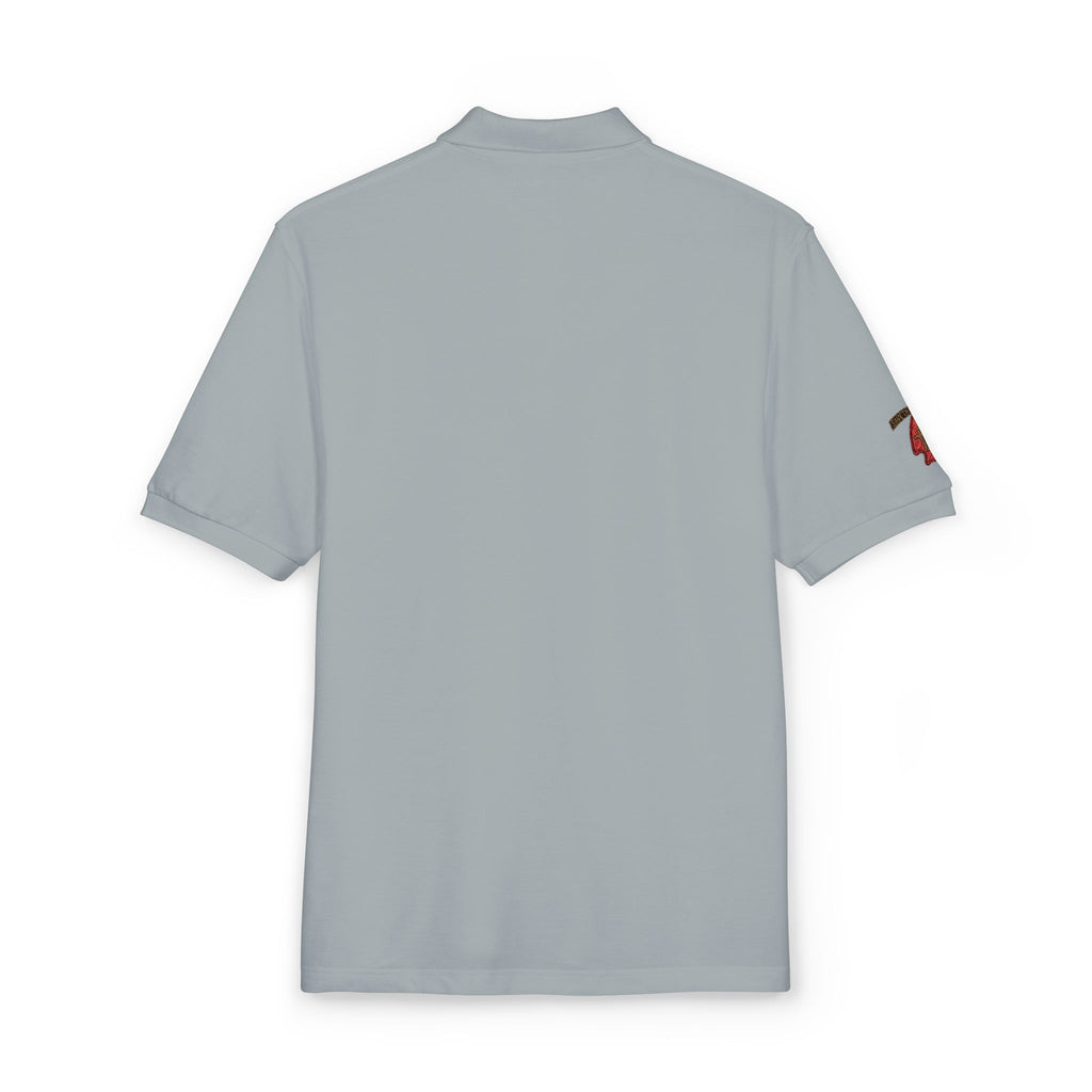 Embroidered 'Jesus' Portrait Polo — Up To 5XL