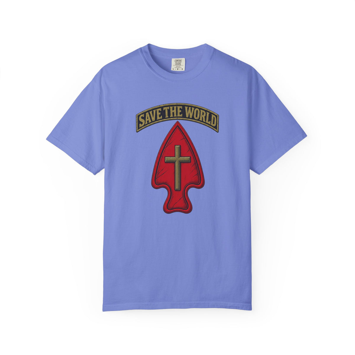 Save The World Christian T-Shirt, Front Design