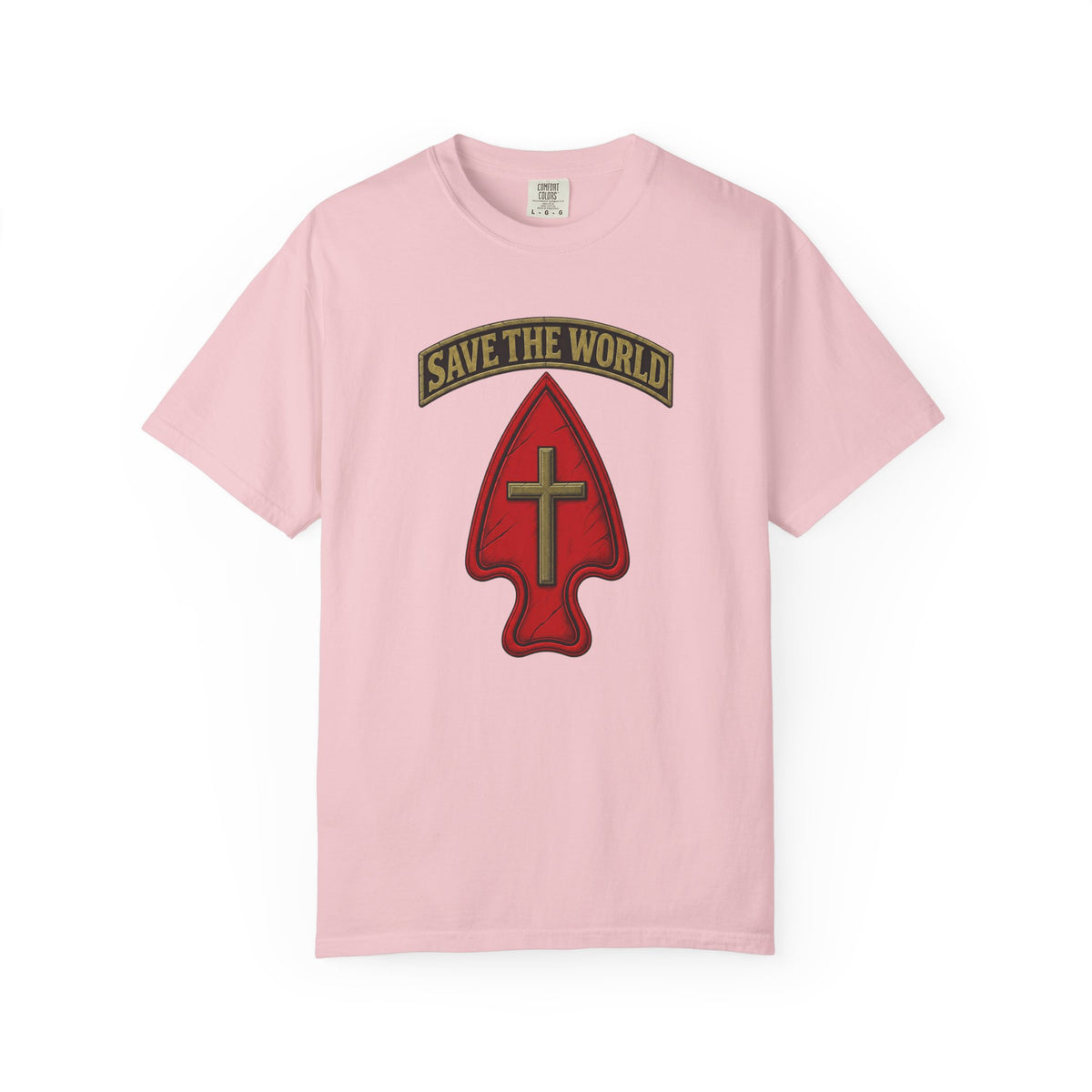 Save The World Christian T-Shirt, Front Design