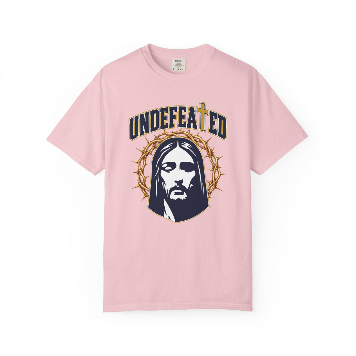 Undefeated Jesus T-Shirt — Christian Graphic Tee with Crown of Thorns