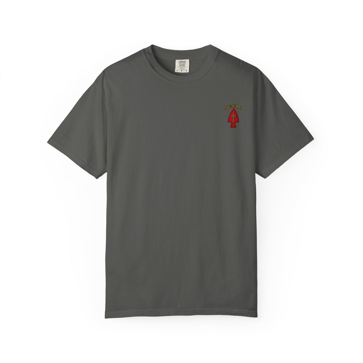 Arrow Chest Logo T-Shirt — Customizable "Print it your way" Back