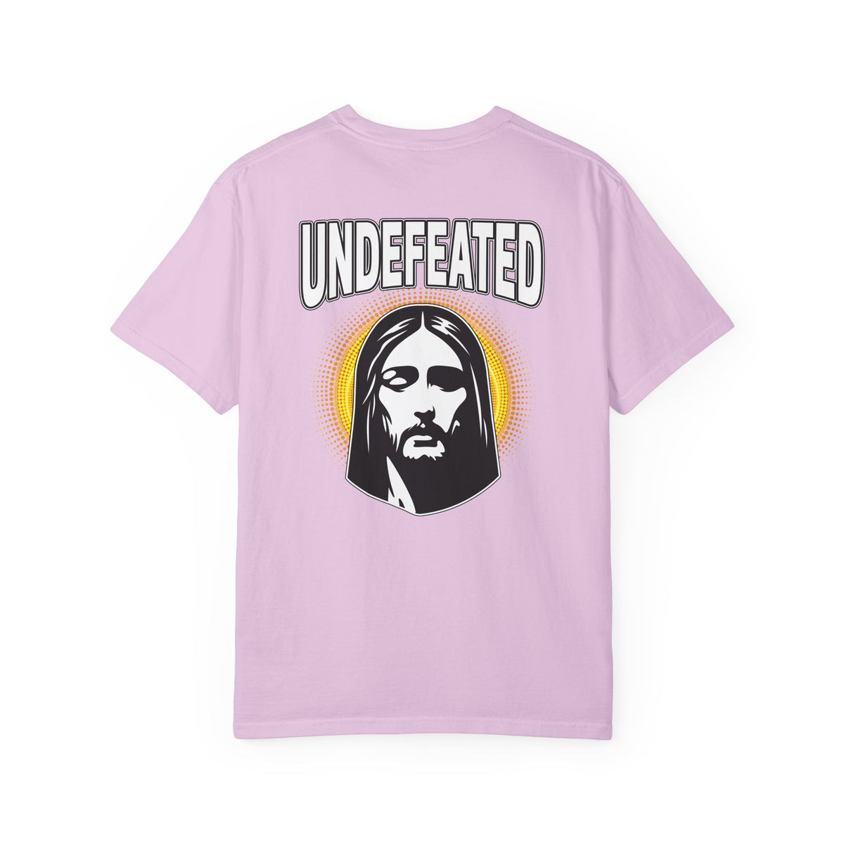 T-Shirt — "Undefeated" Jesus Graphic Tee (Christian Inspirational)