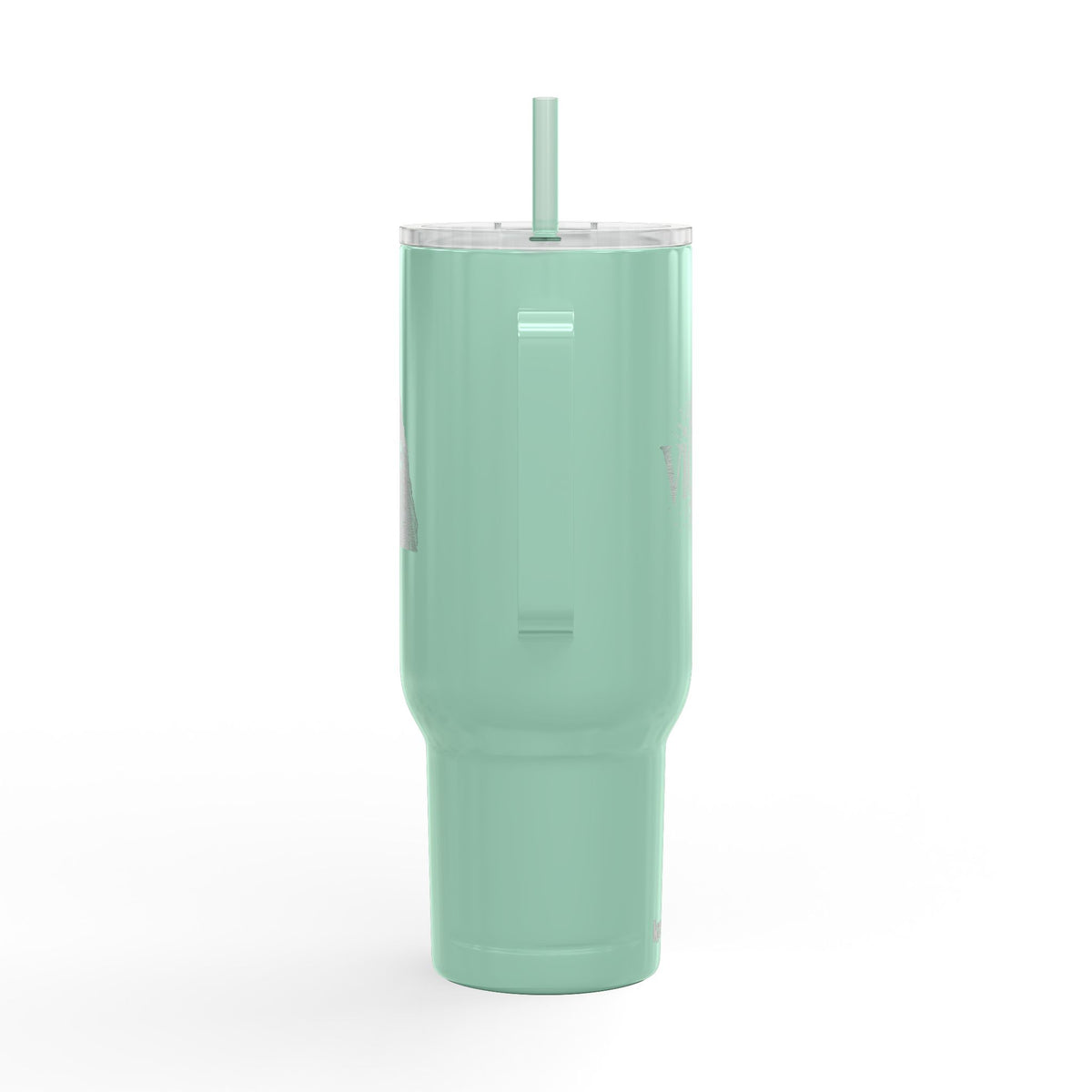 40oz Engraved Insulated Tumbler with Handle & Lid — 'Victory' Splash Design