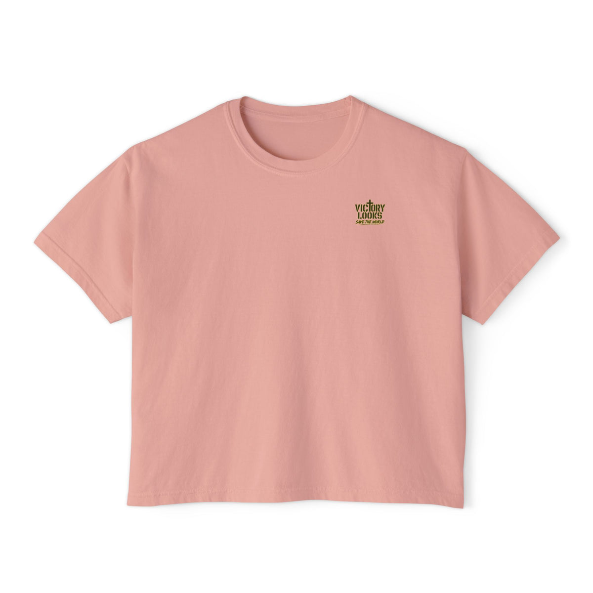 Women's Boxy Tee — Knight Armor Graphic Tee (Templar Cross)