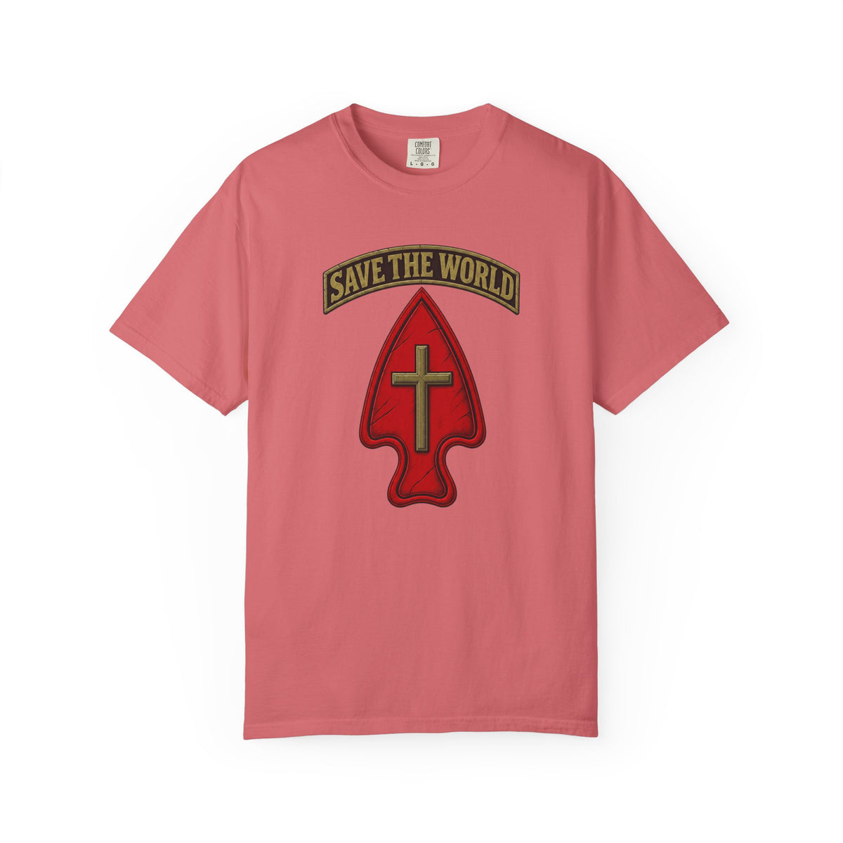 Save The World Christian T-Shirt, Front Design