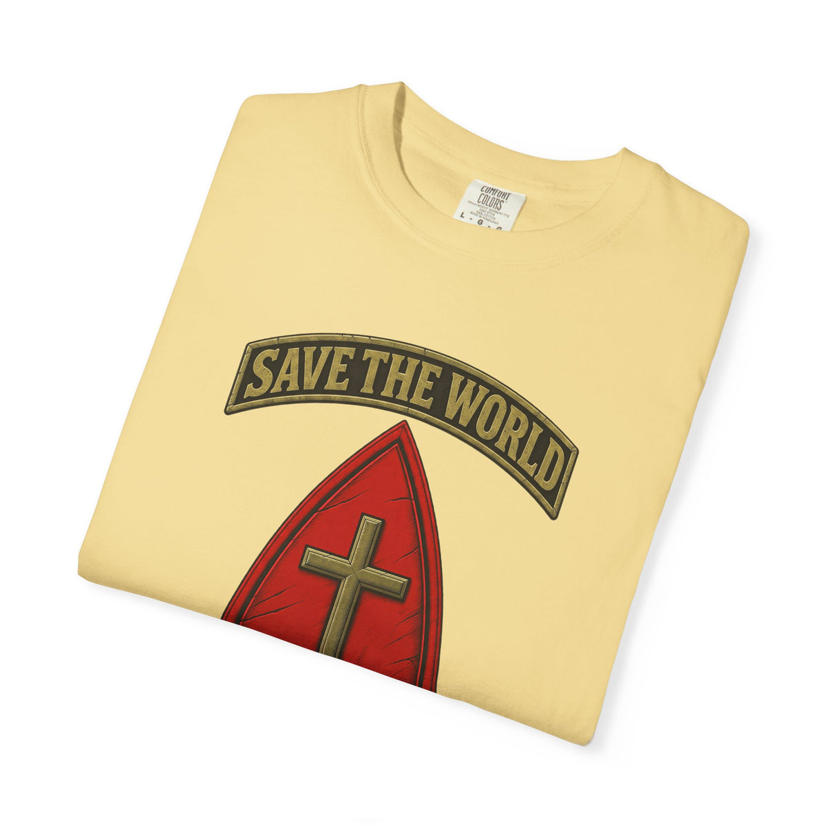 Save The World Christian T-Shirt, Front Design