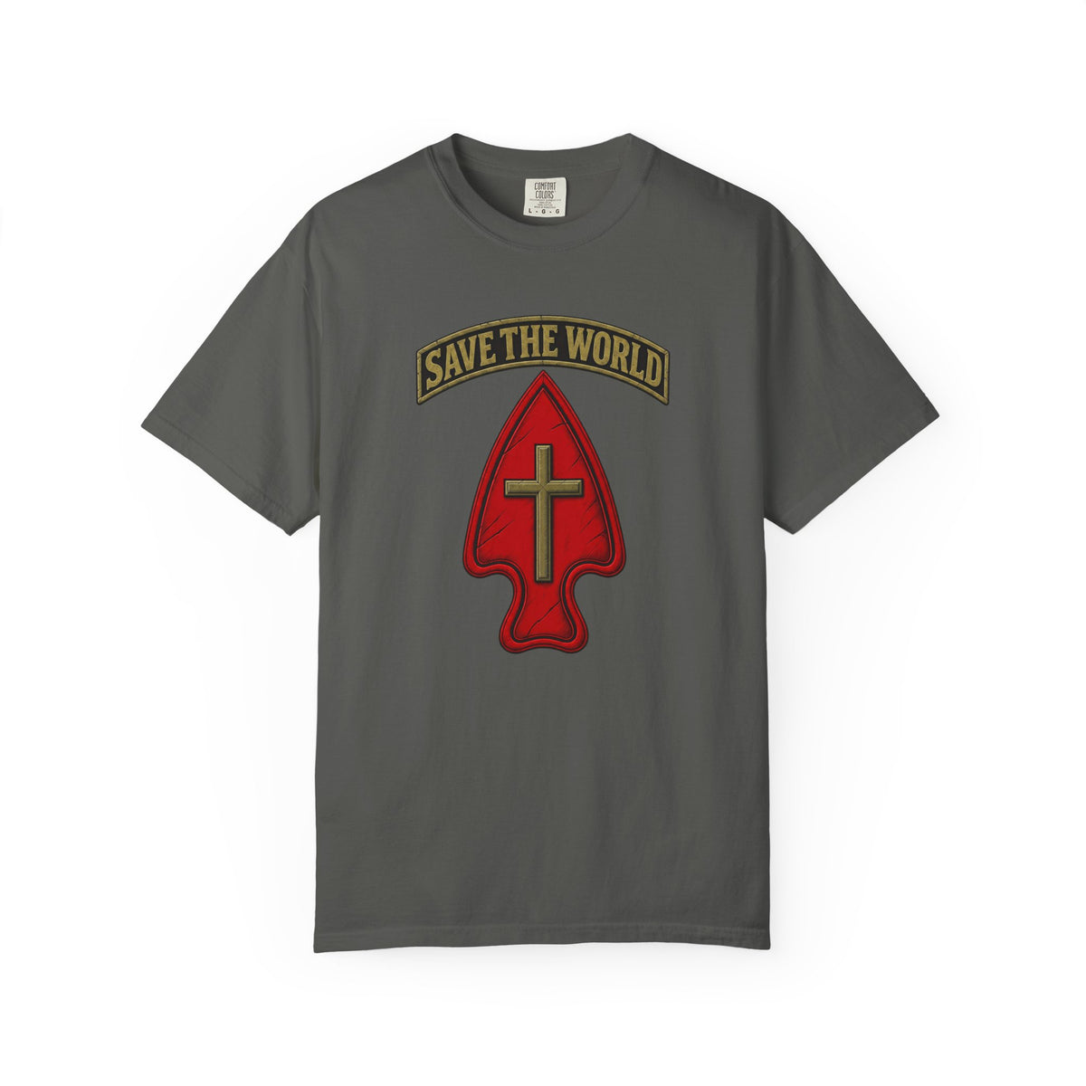 Save The World Christian T-Shirt, Front Design