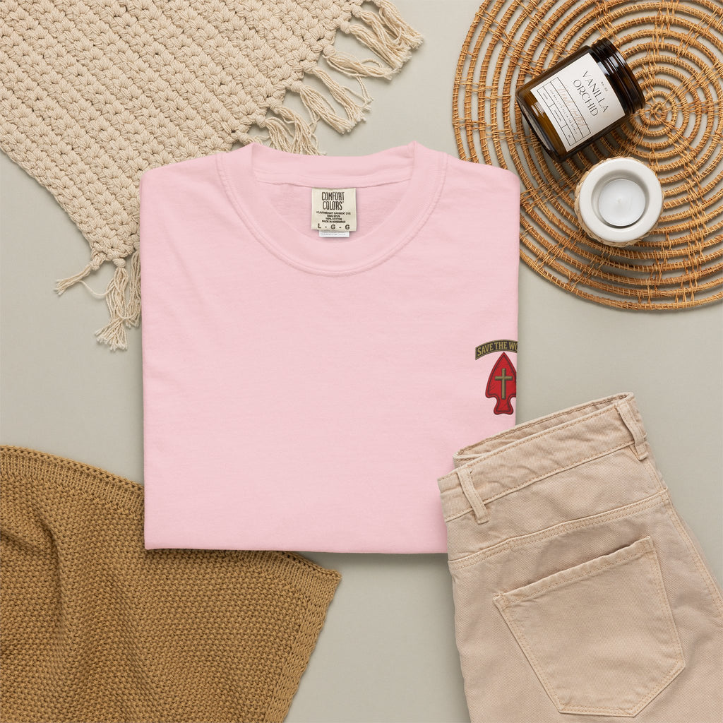 Arrow Chest Logo T-Shirt — Customizable "Print it your way" Back