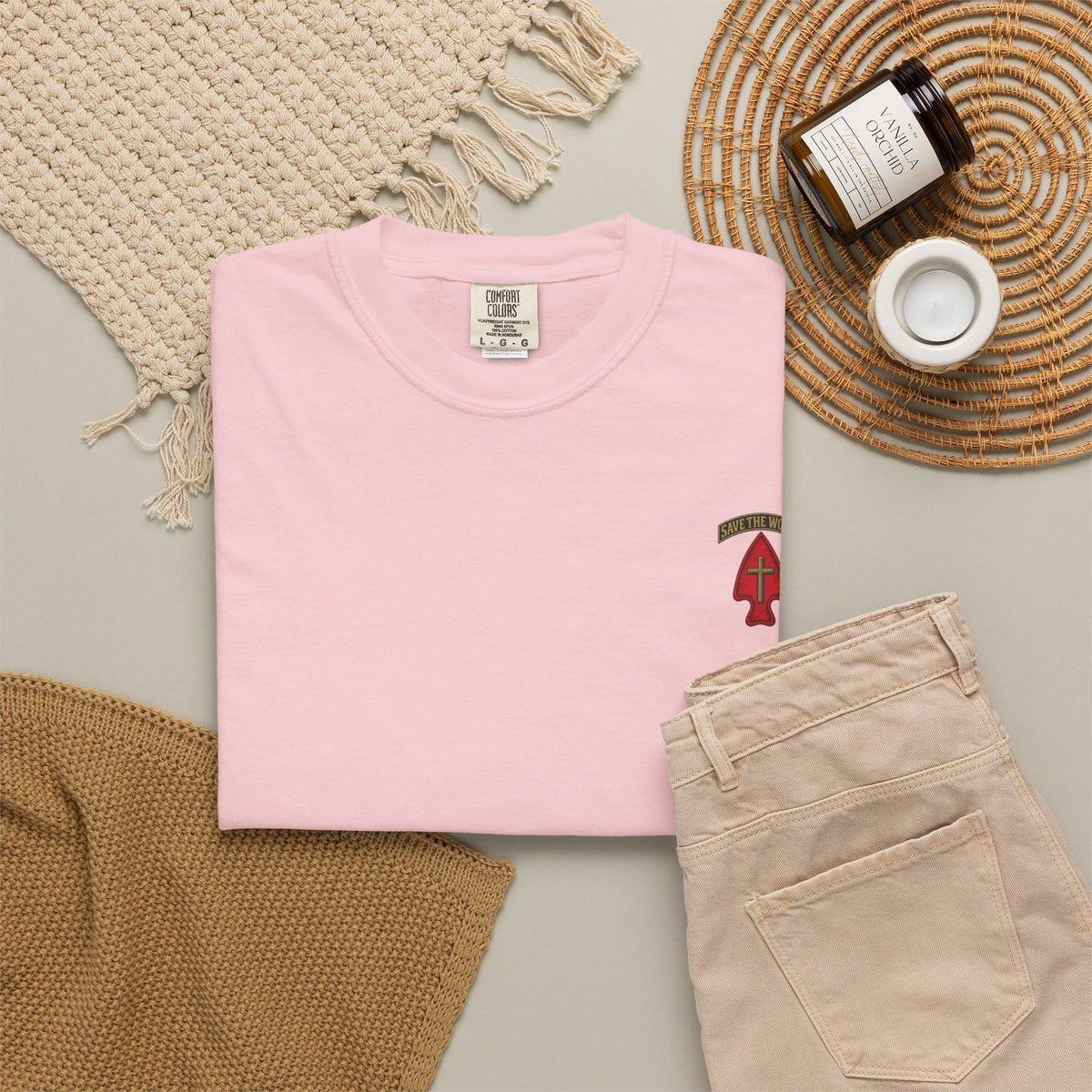 Arrow Chest Logo T-Shirt — Customizable "Print it your way" Back