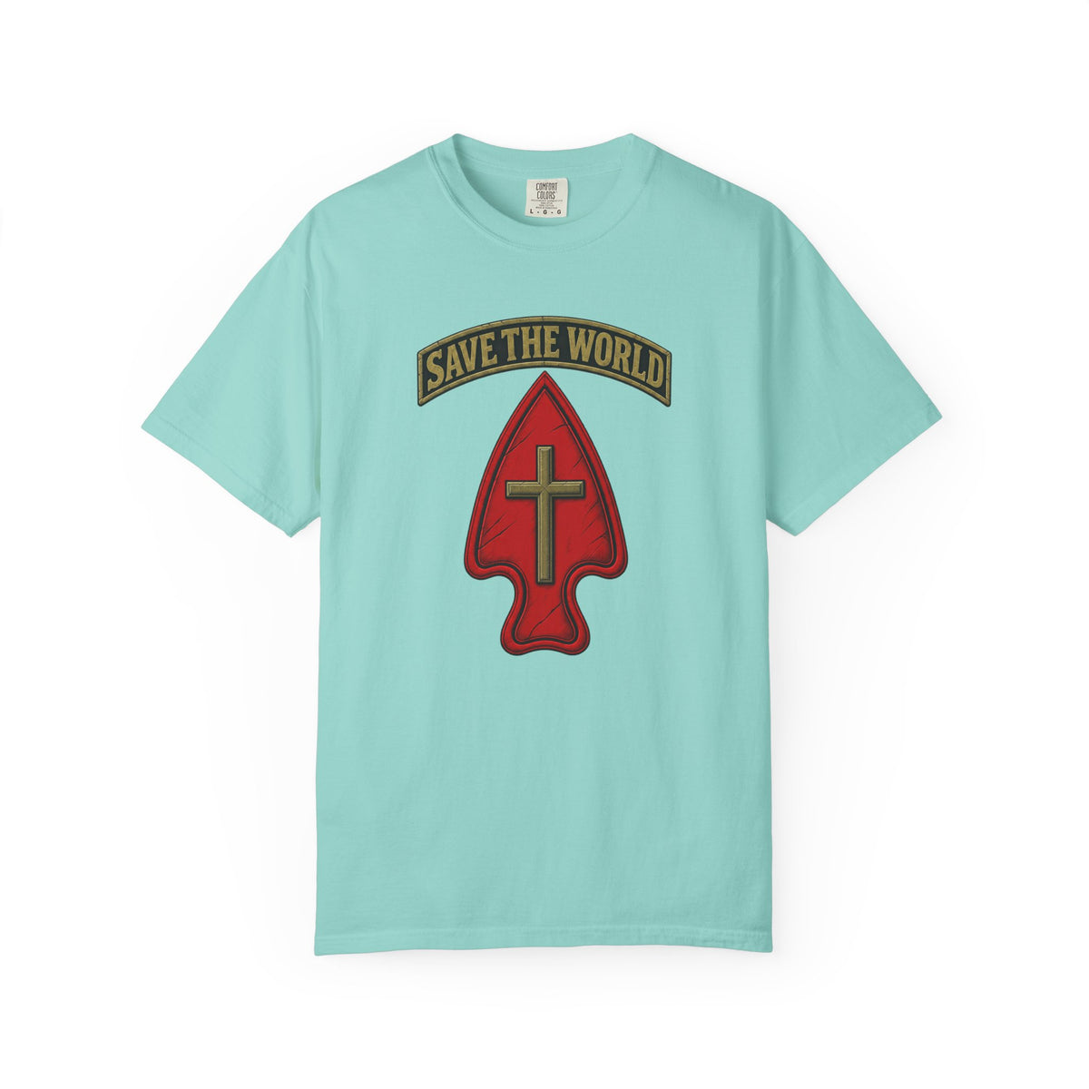 Save The World Christian T-Shirt, Front Design