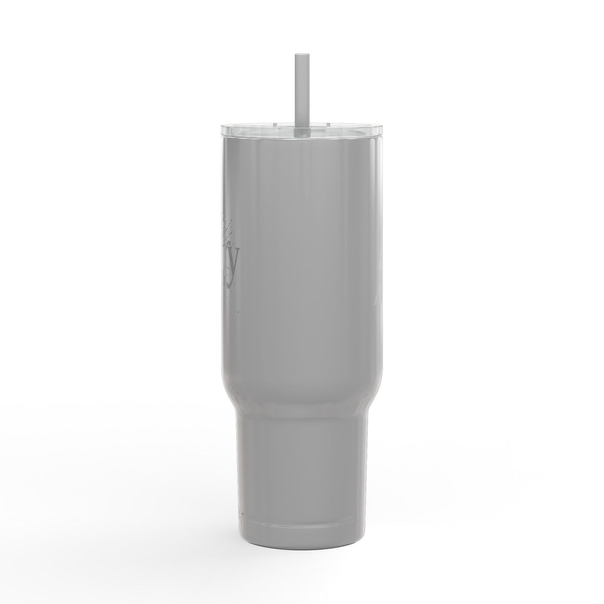 40oz Engraved Insulated Tumbler with Handle & Lid — 'Victory' Splash Design