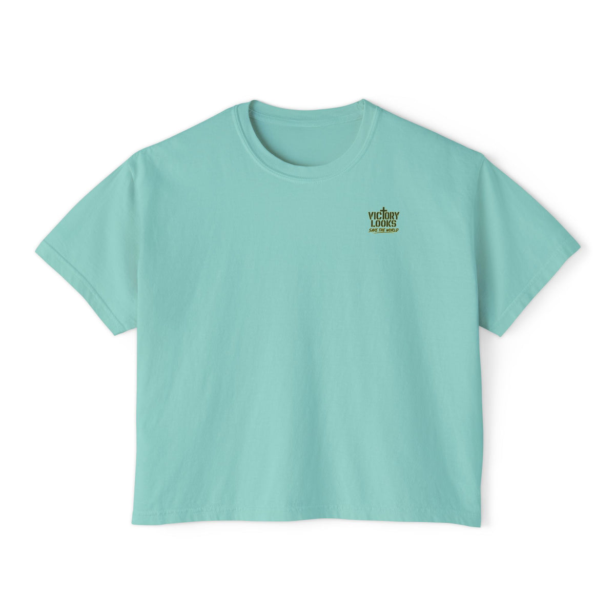 Women's Boxy Tee — Knight Armor Graphic Tee (Templar Cross)