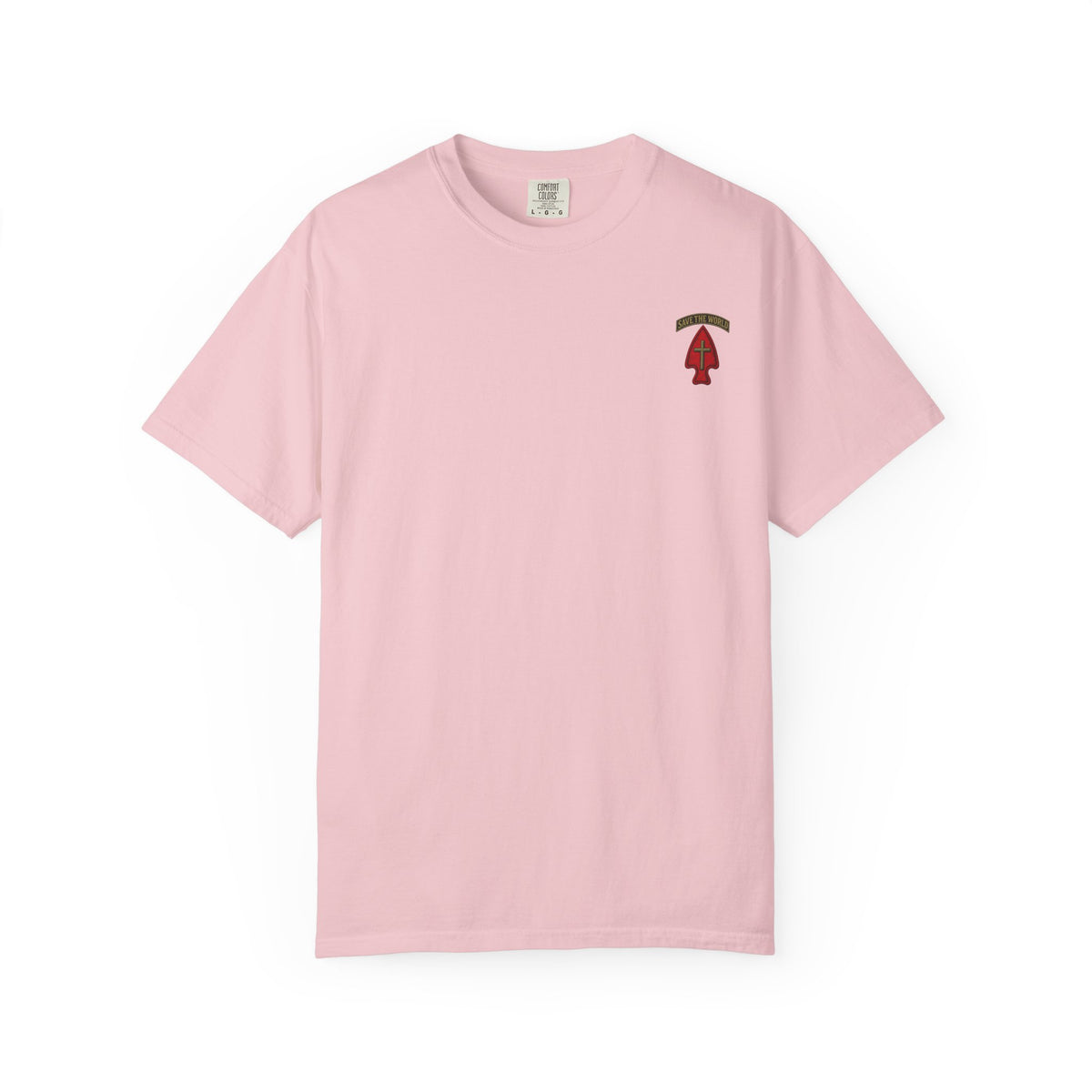 Arrow Chest Logo T-Shirt — Customizable "Print it your way" Back