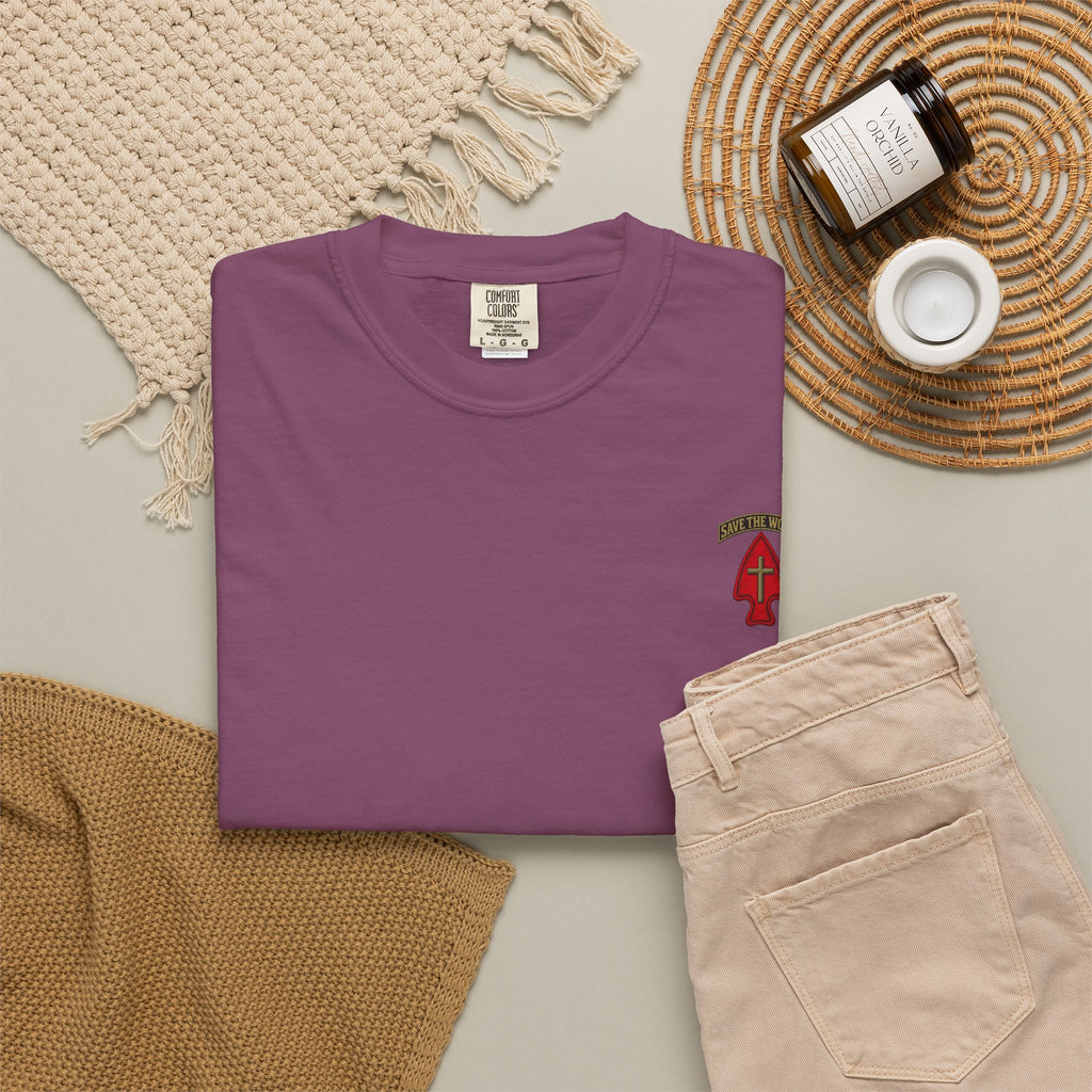 Arrow Chest Logo T-Shirt — Customizable "Print it your way" Back