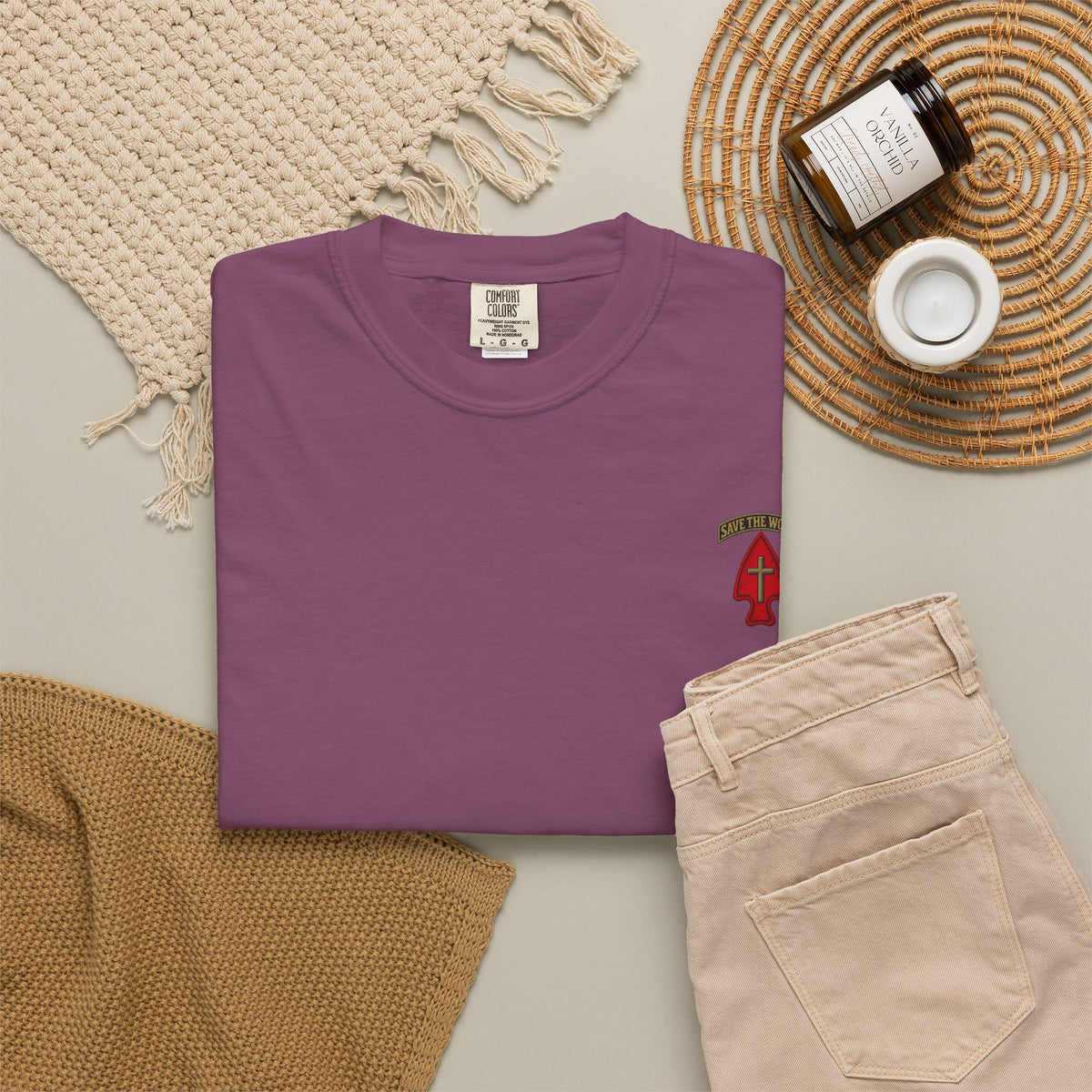 Arrow Chest Logo T-Shirt — Customizable "Print it your way" Back