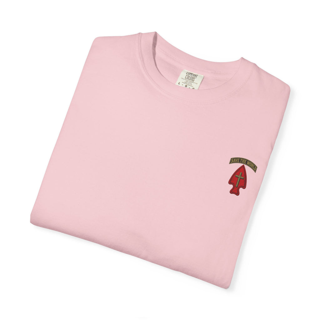 Arrow Chest Logo T-Shirt — Customizable "Print it your way" Back