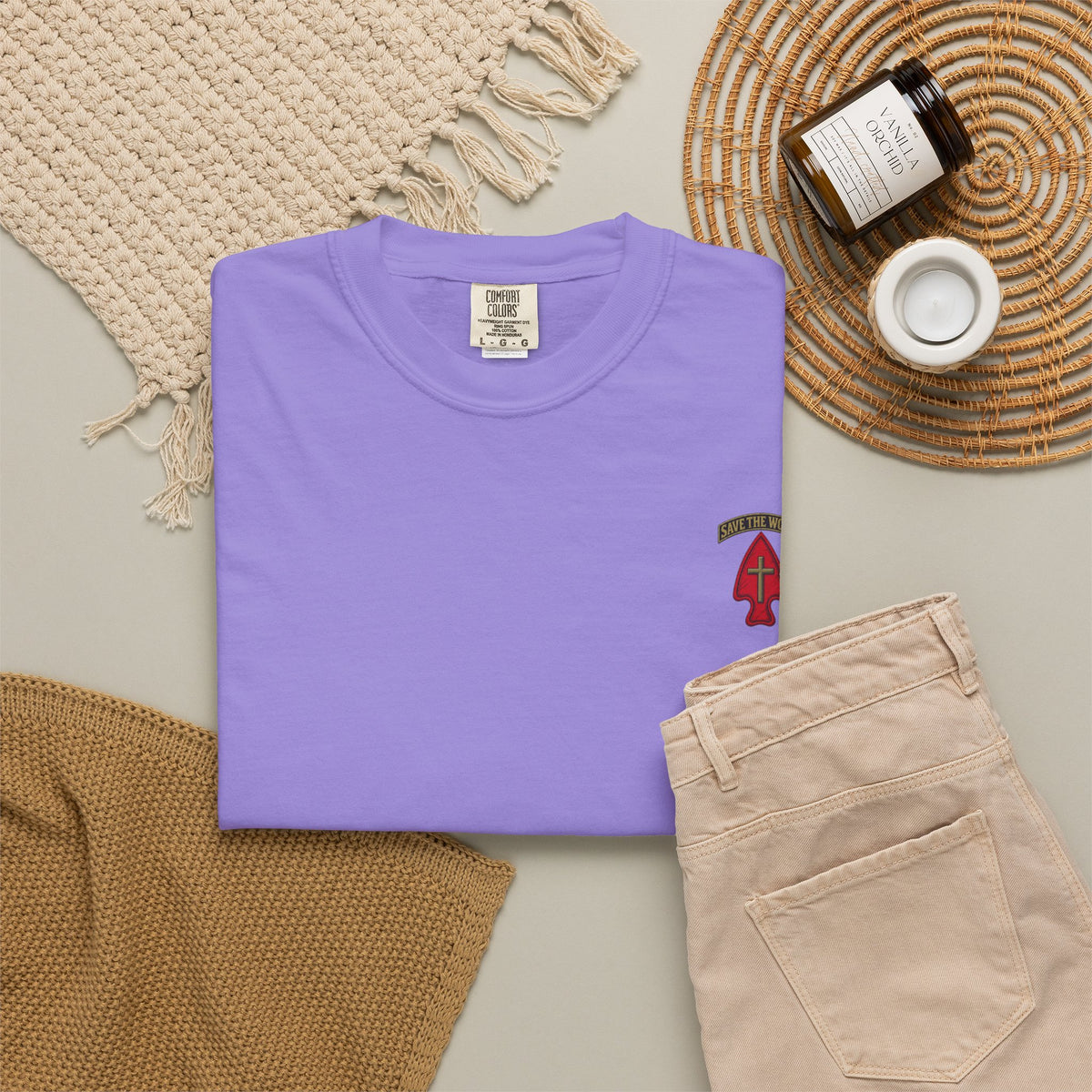 Arrow Chest Logo T-Shirt — Customizable "Print it your way" Back