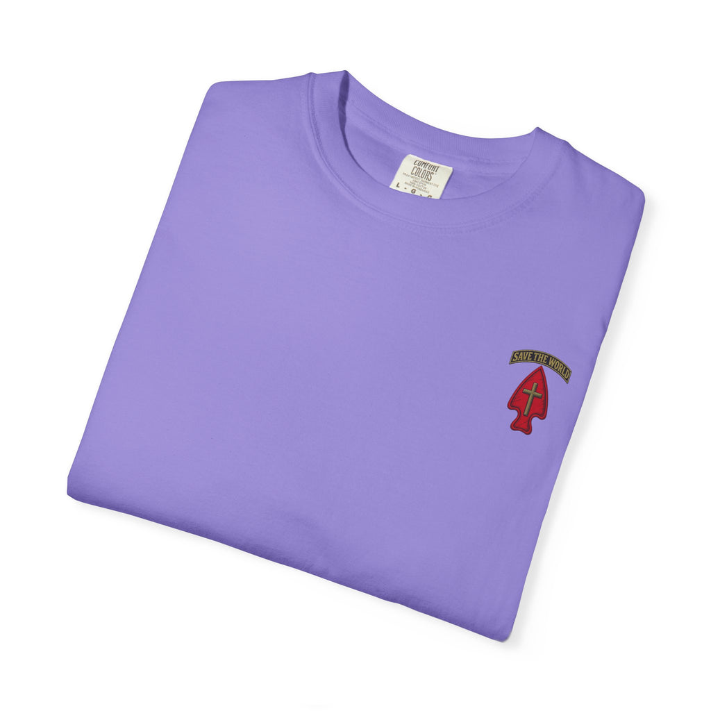 Arrow Chest Logo T-Shirt — Customizable "Print it your way" Back