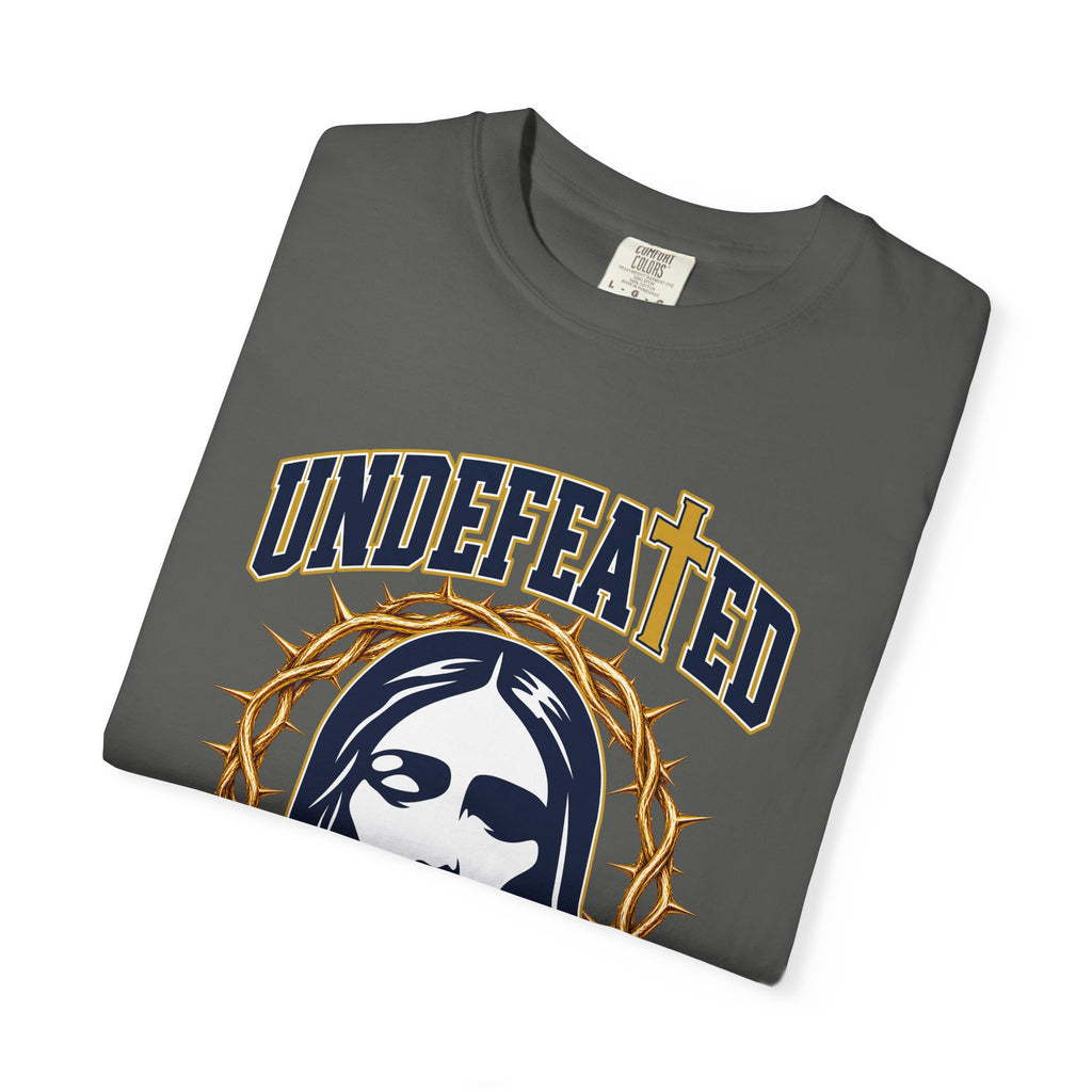 Undefeated Jesus T-Shirt — Christian Graphic Tee with Crown of Thorns
