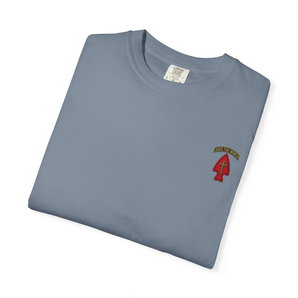 Arrow Chest Logo T-Shirt — Customizable "Print it your way" Back