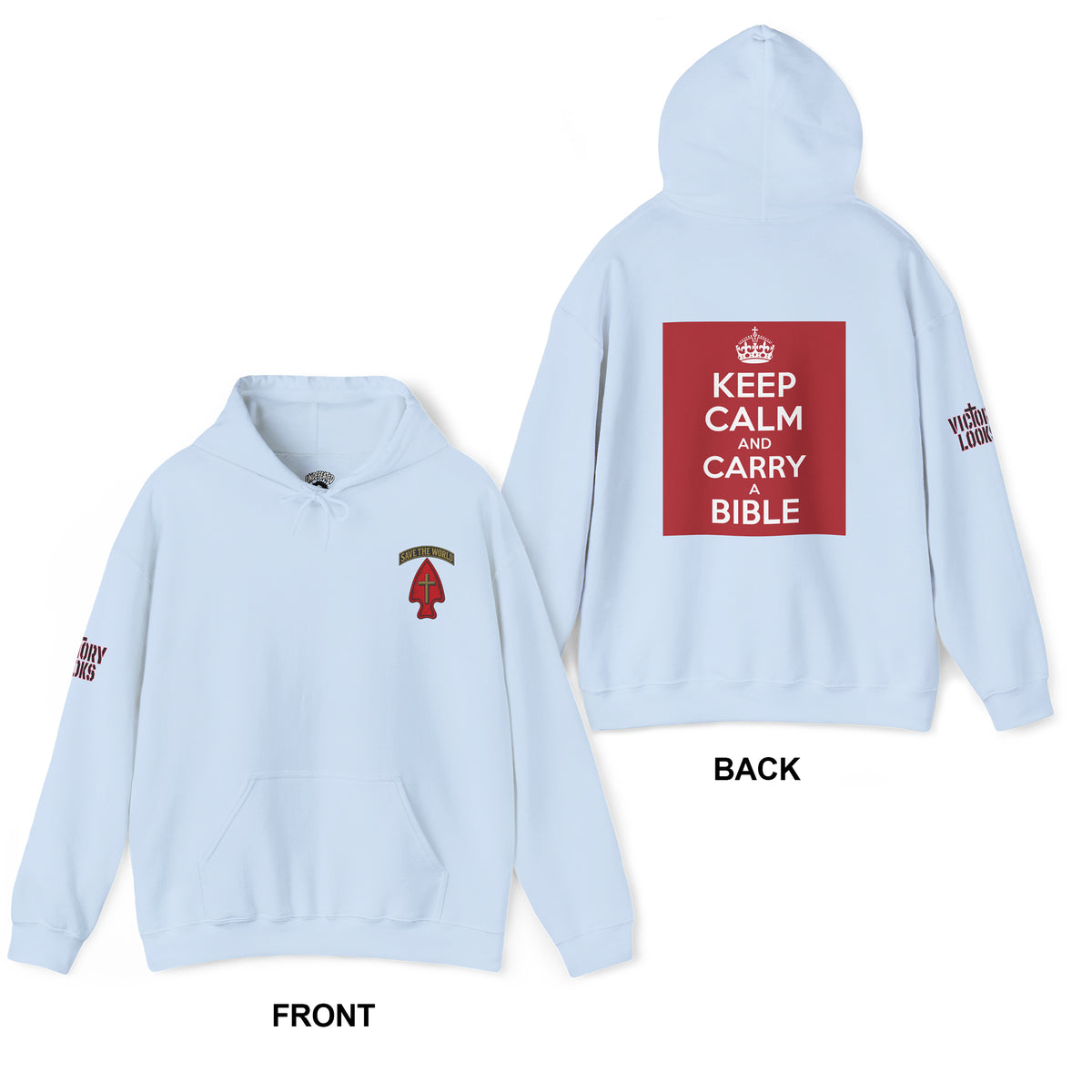 Keep Calm and Carry a Bible Hoodie - Up to 5XL