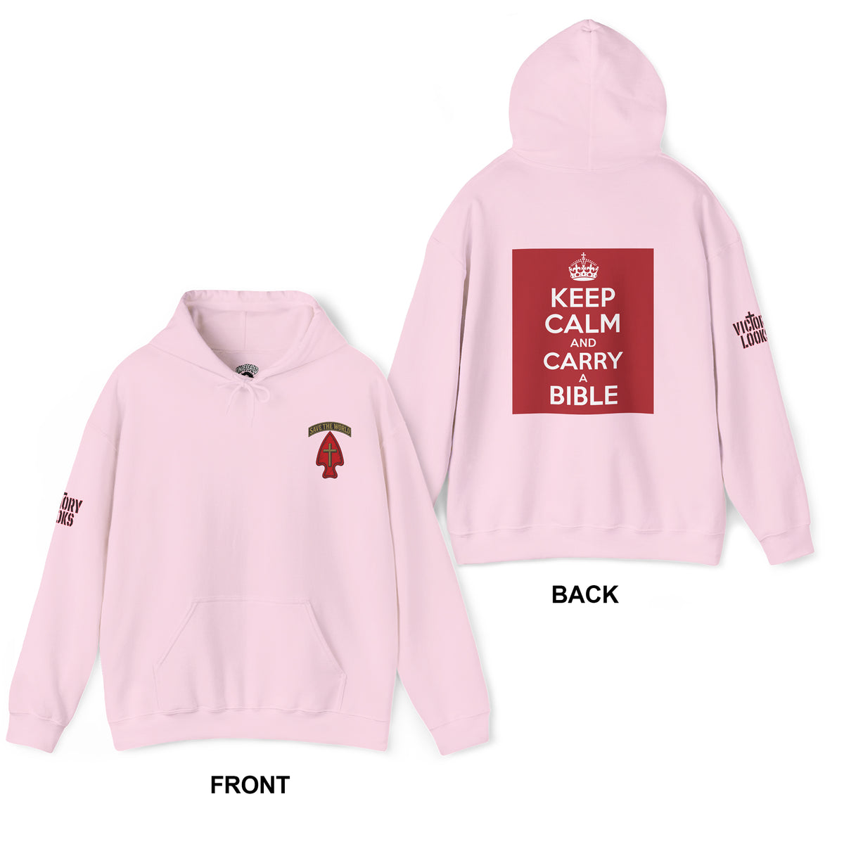Keep Calm and Carry a Bible Hoodie - Up to 5XL