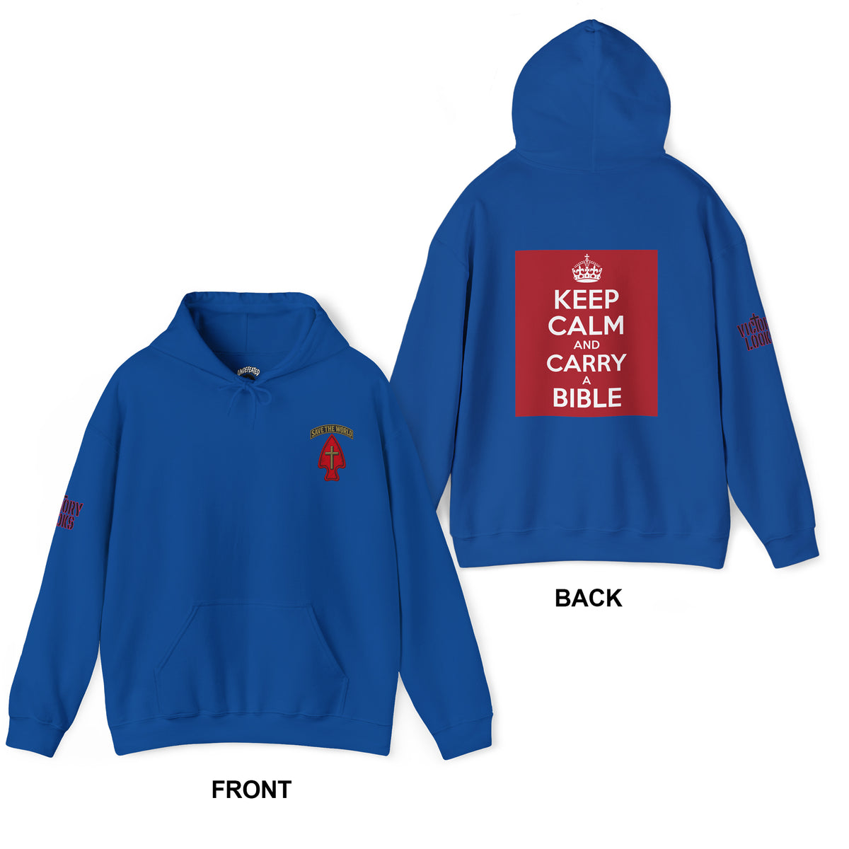Keep Calm and Carry a Bible Hoodie - Up to 5XL
