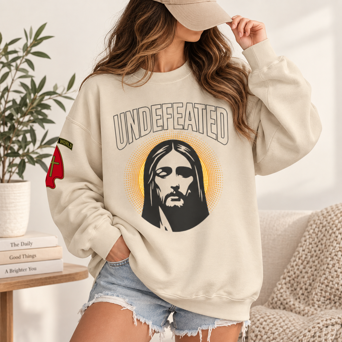 Undefeated Jesus Crewneck Sweatshirt – Pullover
